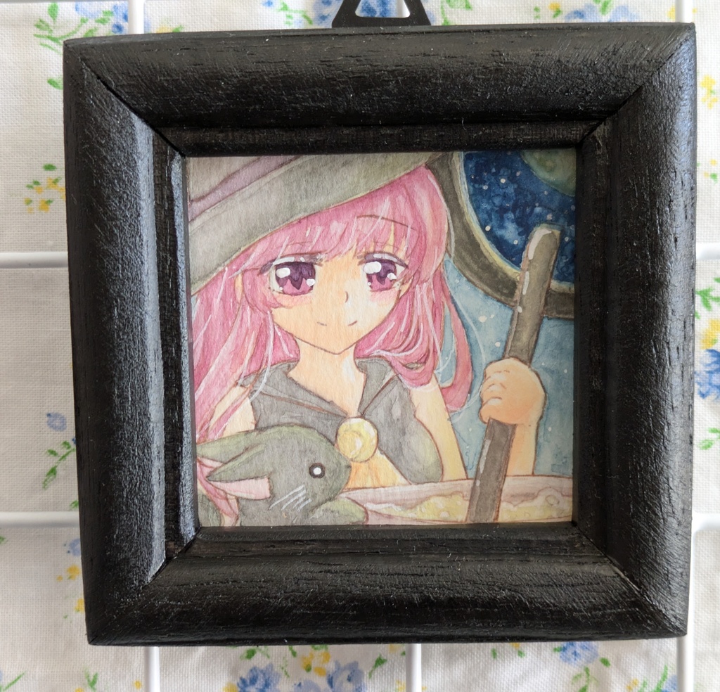 ハロウィン ミニ原画額