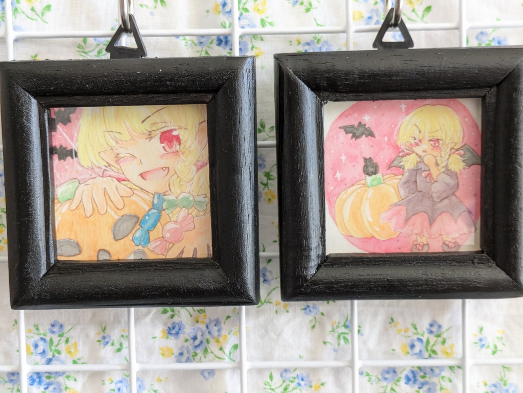 ハロウィン ミニ原画額