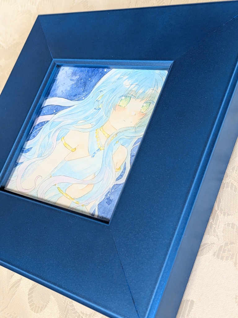 額装作品 海の底の姫