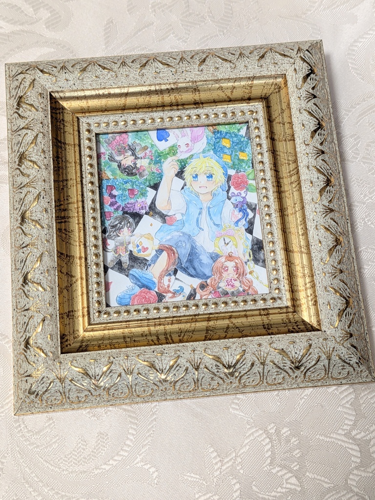 額装作品　不思議だらけの世界