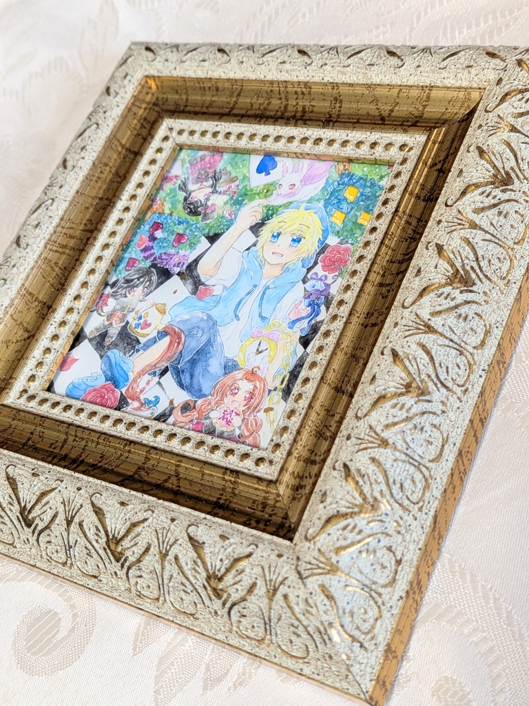 額装作品 不思議だらけの世界