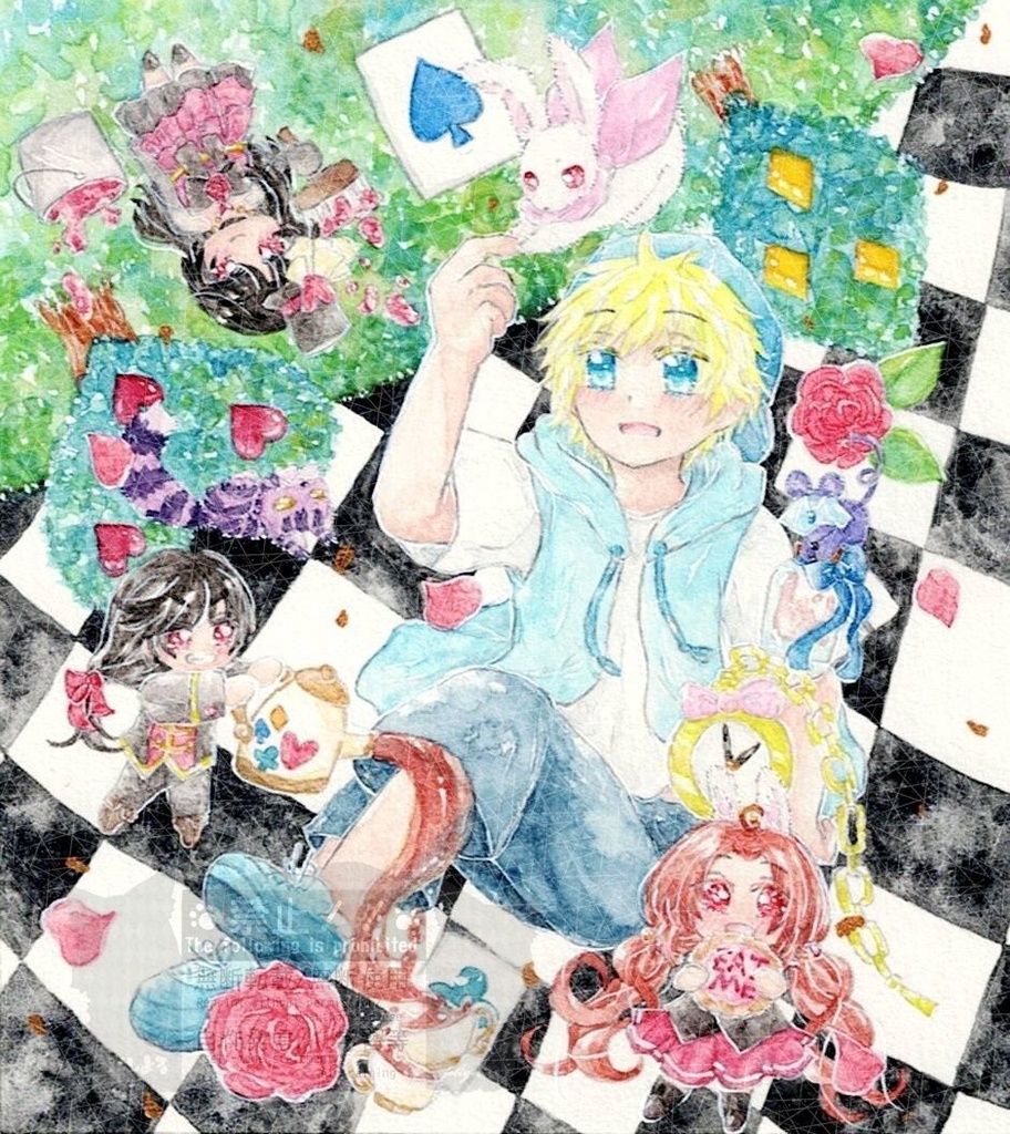 額装作品 不思議だらけの世界