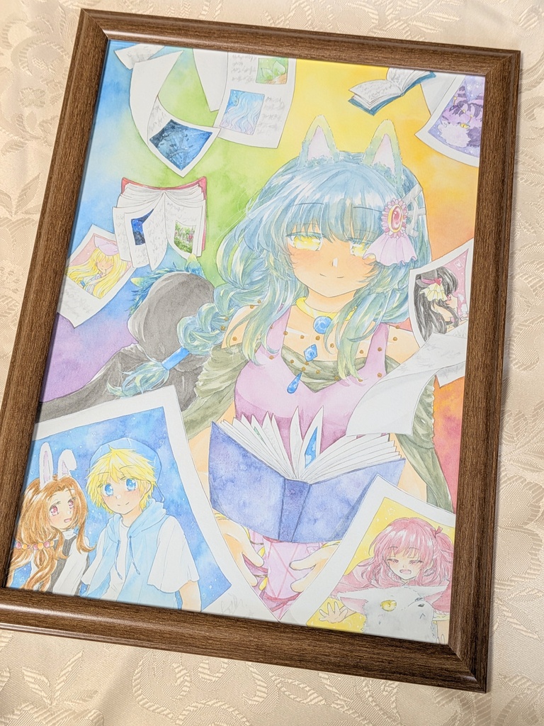 額装作品　"story"