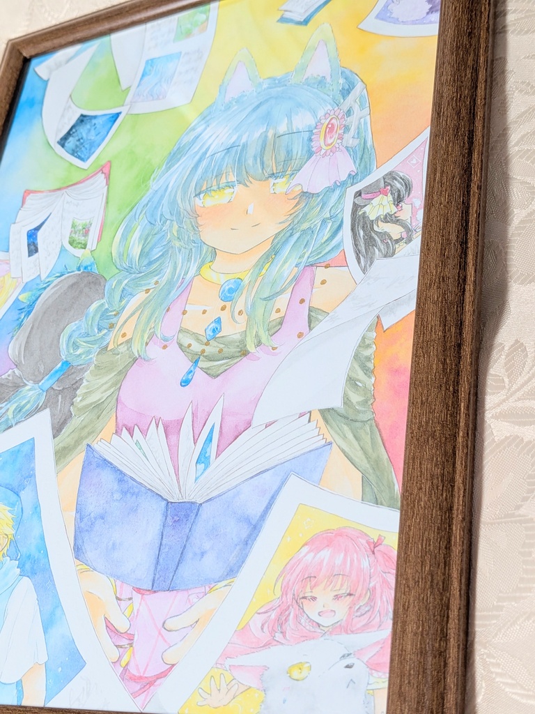 額装作品 "story"