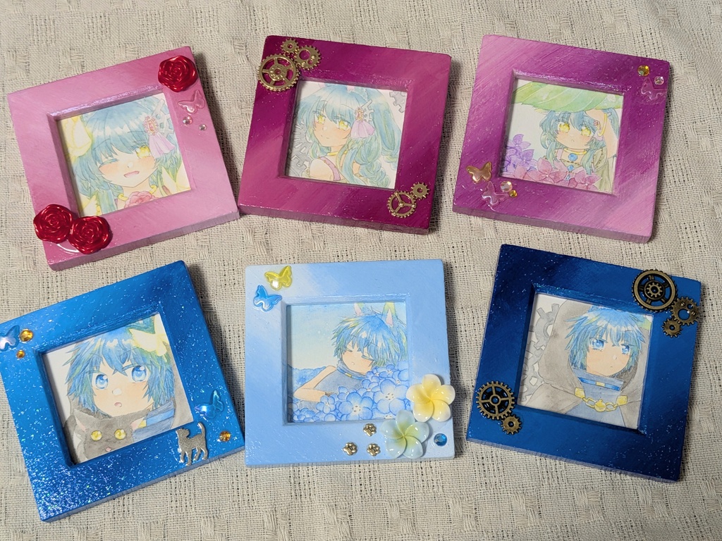 ミニ額作品　ソーニャとアルバ