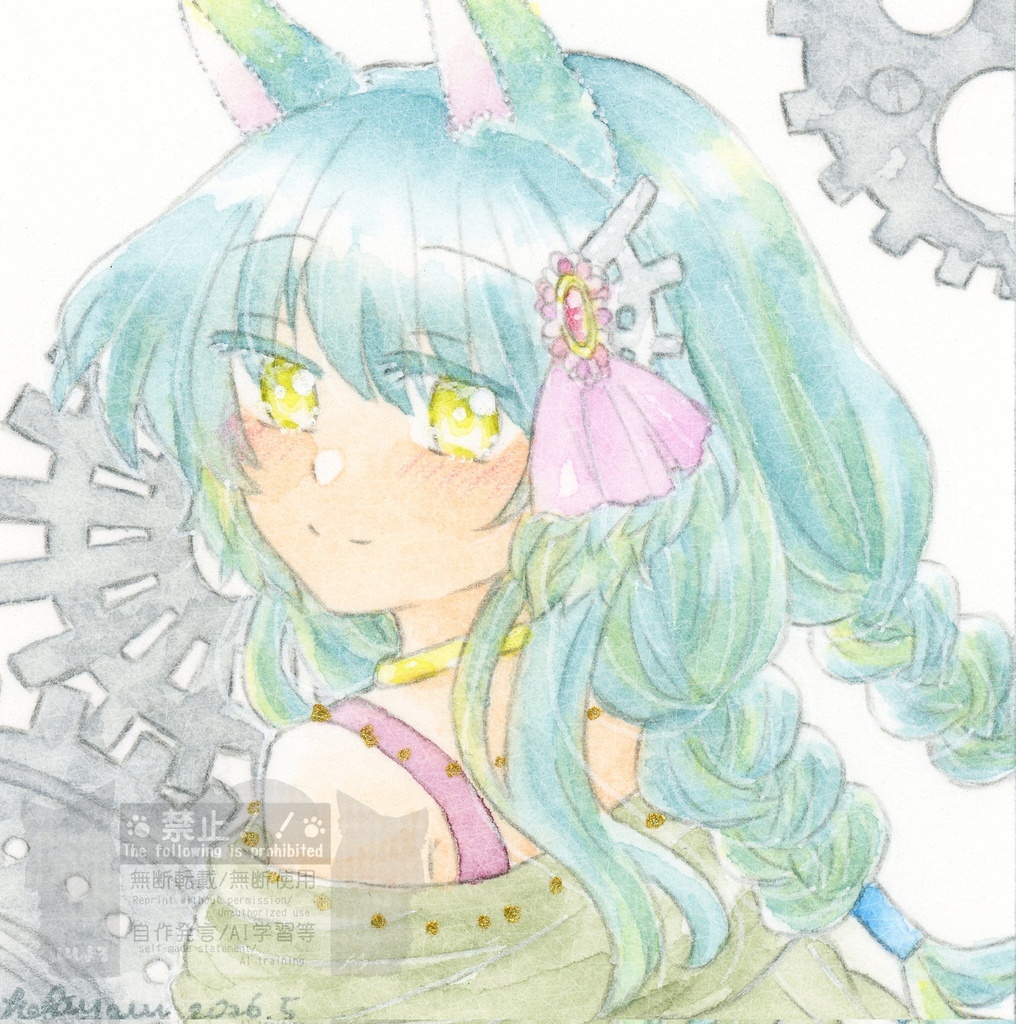 ミニ額作品 ソーニャとアルバ