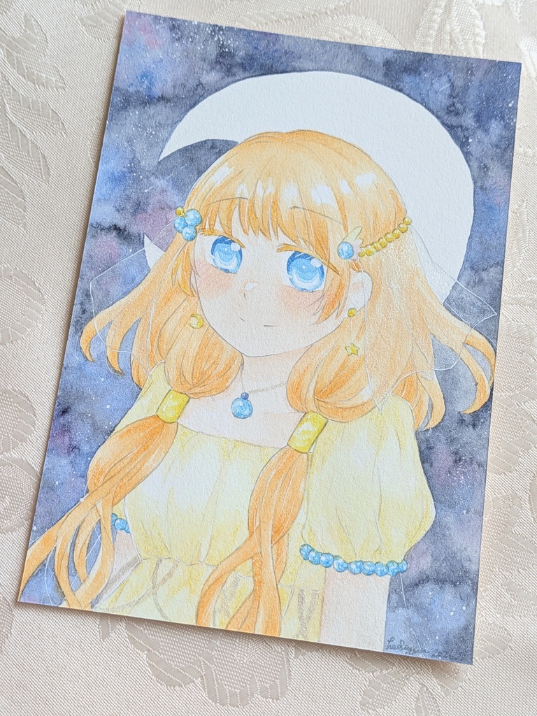 フレームレス作品　🌙夜空の守り人🌙