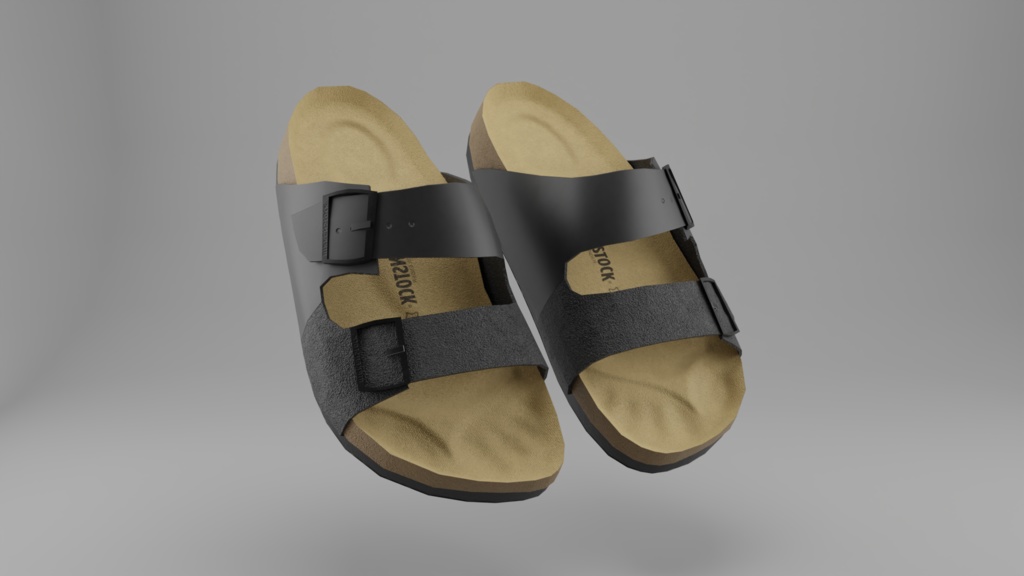 Birkenstock Sandals - 3D Model