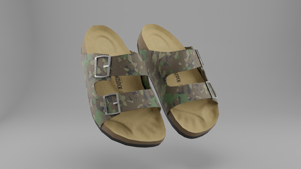 Birkenstock Sandals - 3D Model