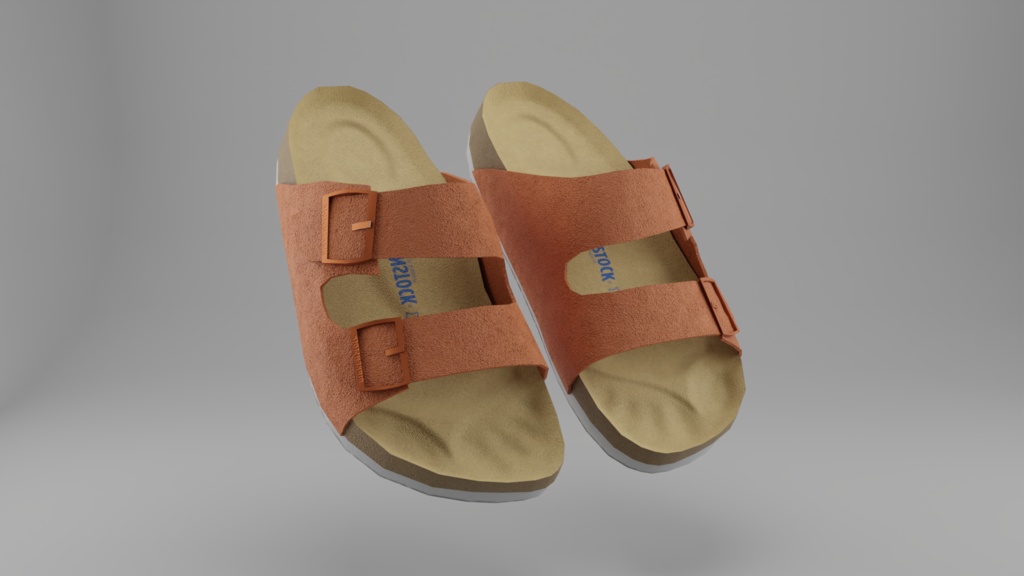 Birkenstock Sandals - 3D Model