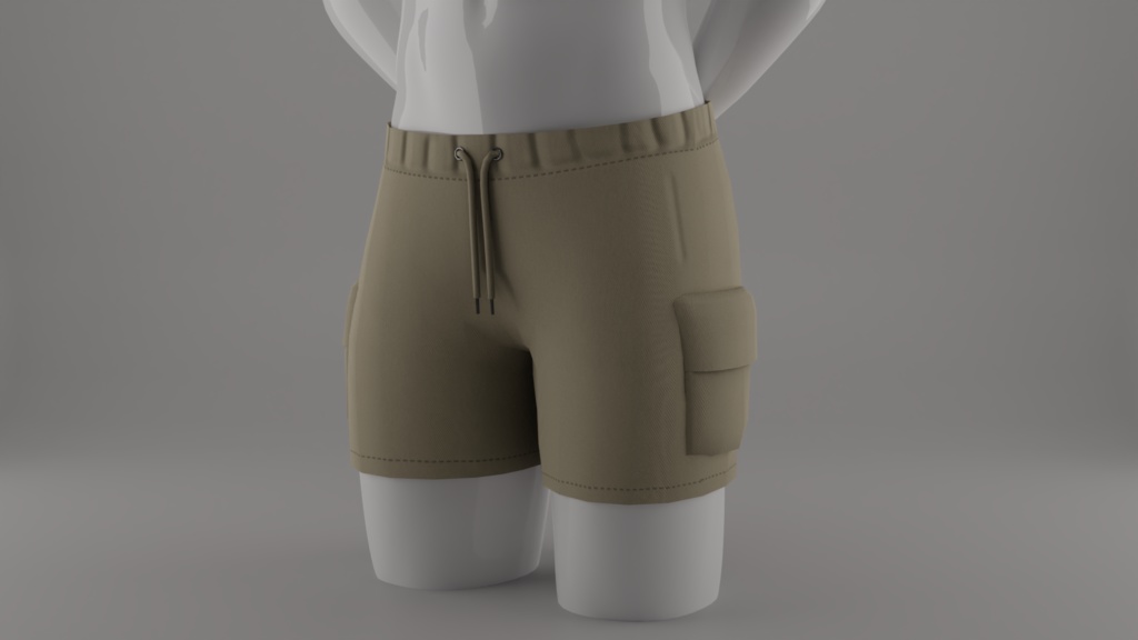 Cargo Shorts (Nitro) - 3D Model