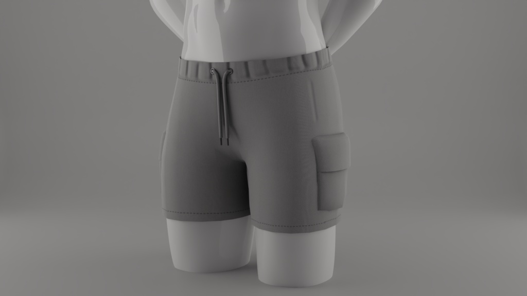 Cargo Shorts (Nitro) - 3D Model