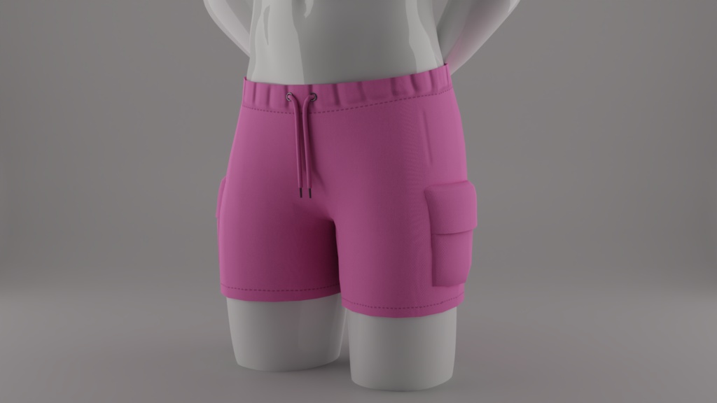 Cargo Shorts (Nitro) - 3D Model