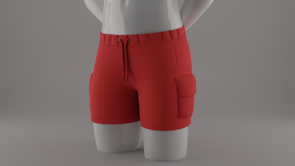 Cargo Shorts (Nitro) - 3D Model