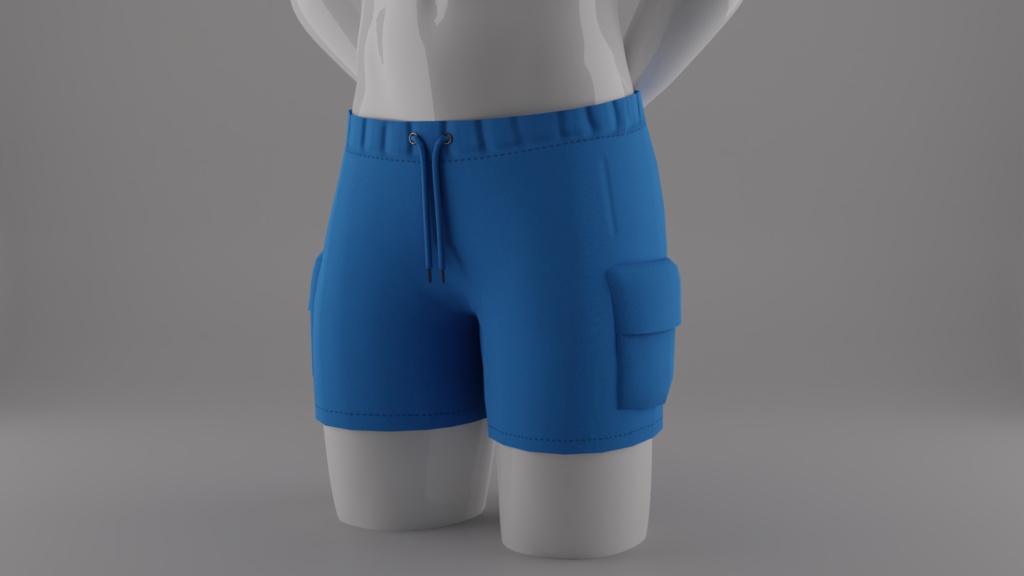 Cargo Shorts (Nitro) - 3D Model