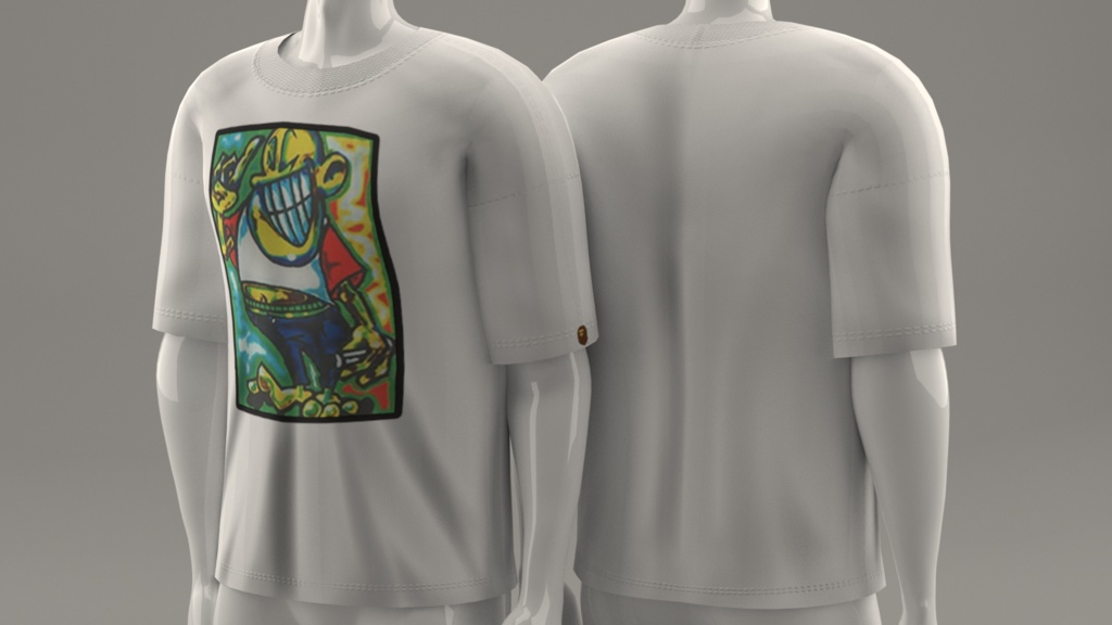 Oversized Shirt (Nitro) - 3D Model