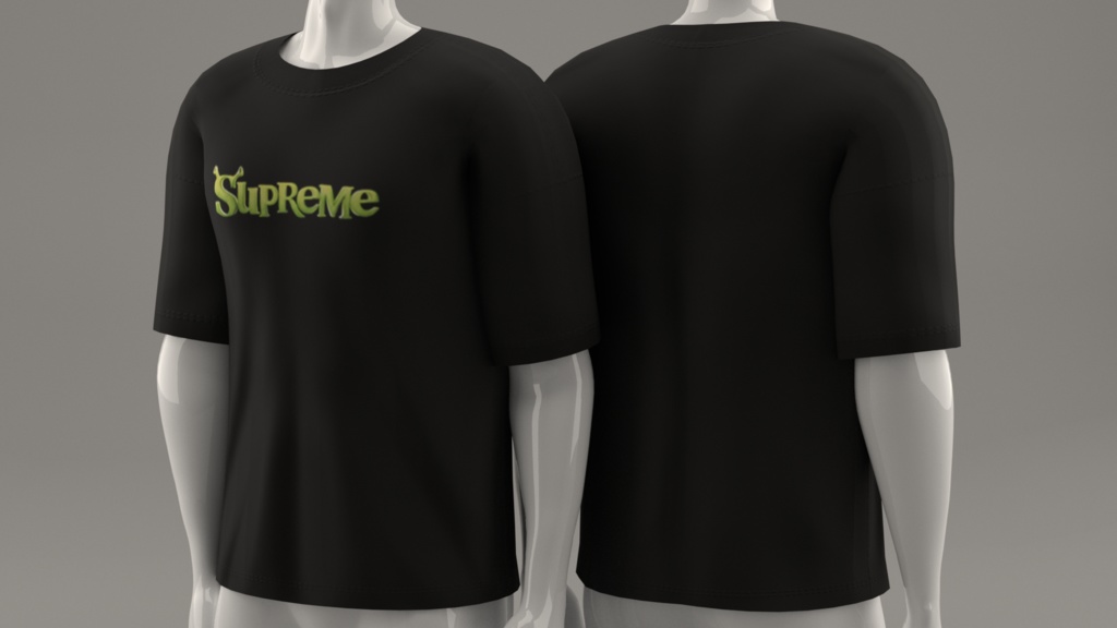 Oversized Shirt (Nitro) - 3D Model