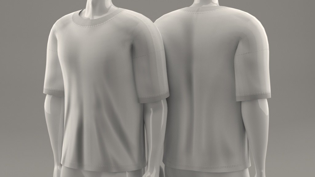 Oversized Shirt (Nitro) - 3D Model