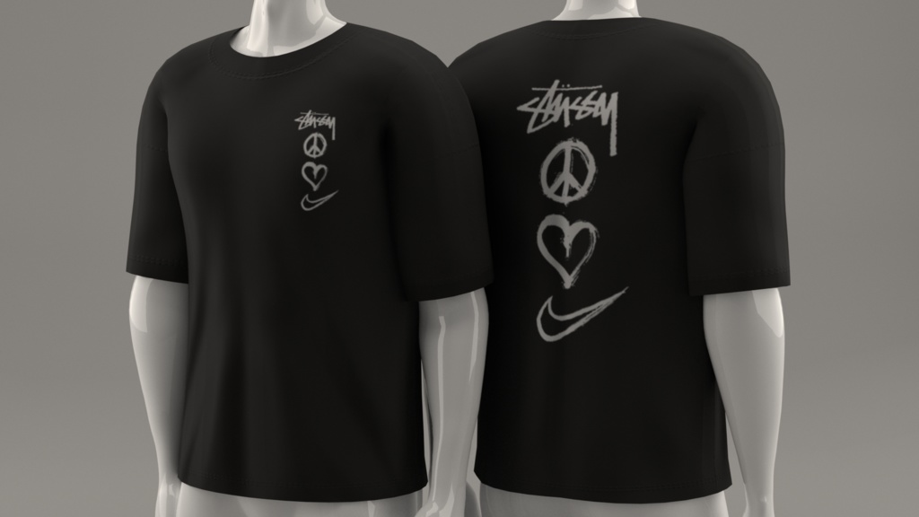 Oversized Shirt (Nitro) - 3D Model