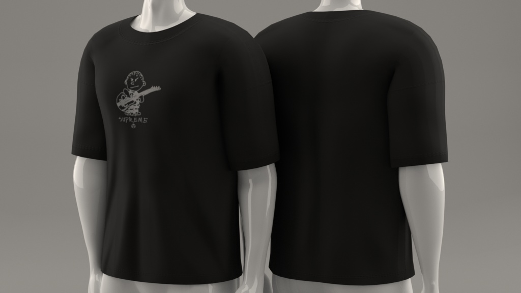 Oversized Shirt (Nitro) - 3D Model