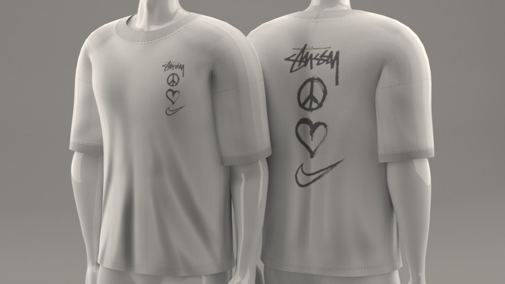 Oversized Shirt (Nitro) - 3D Model