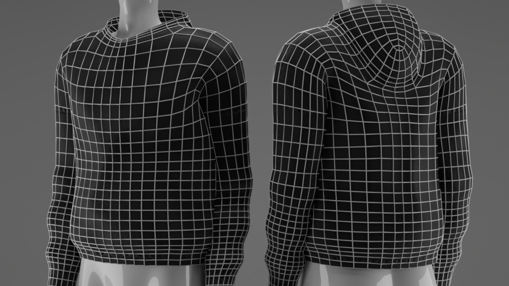 Oversized Hoodie (Nitro) - 3D Model