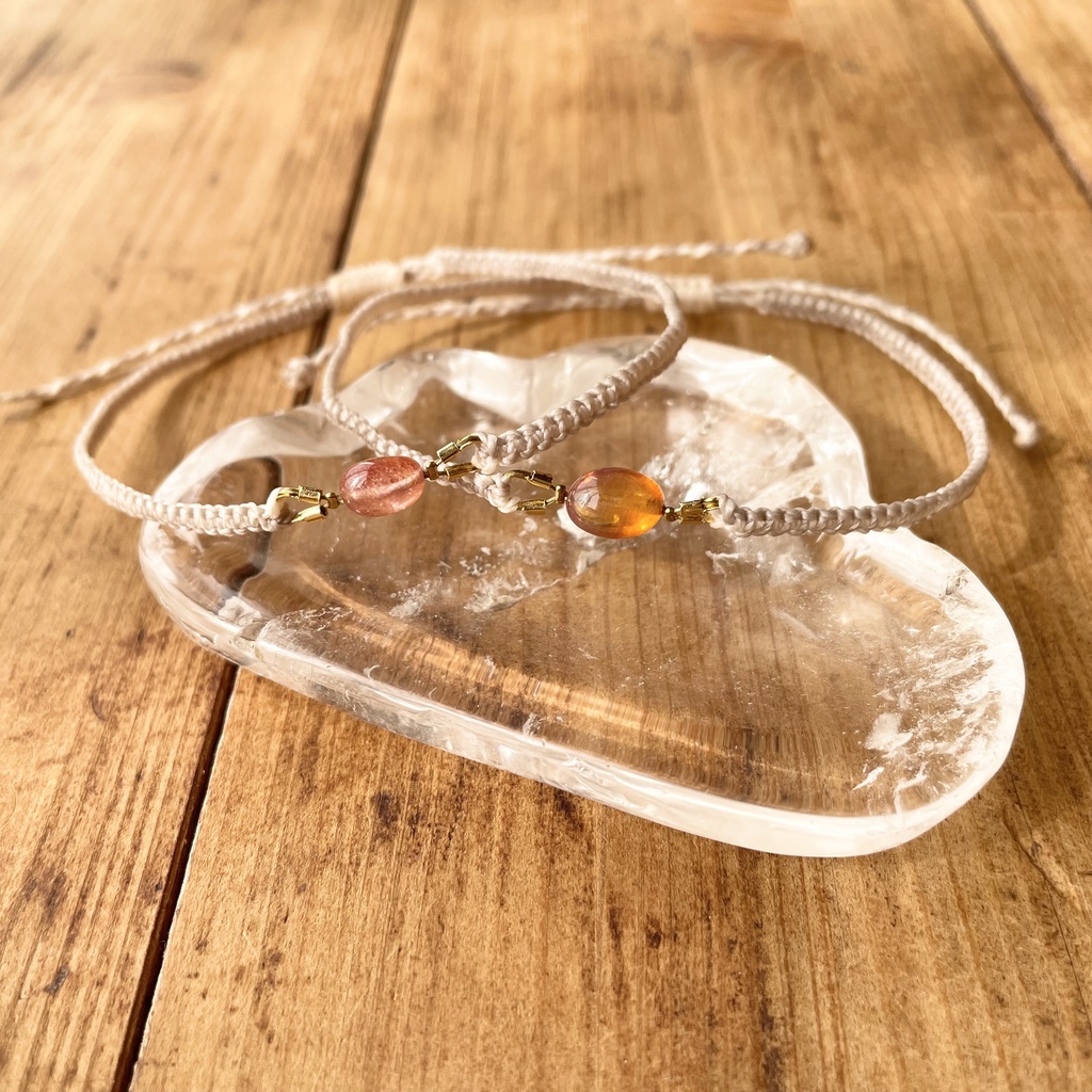 【普通サイズ】新デザイン！天然石ブレスレット