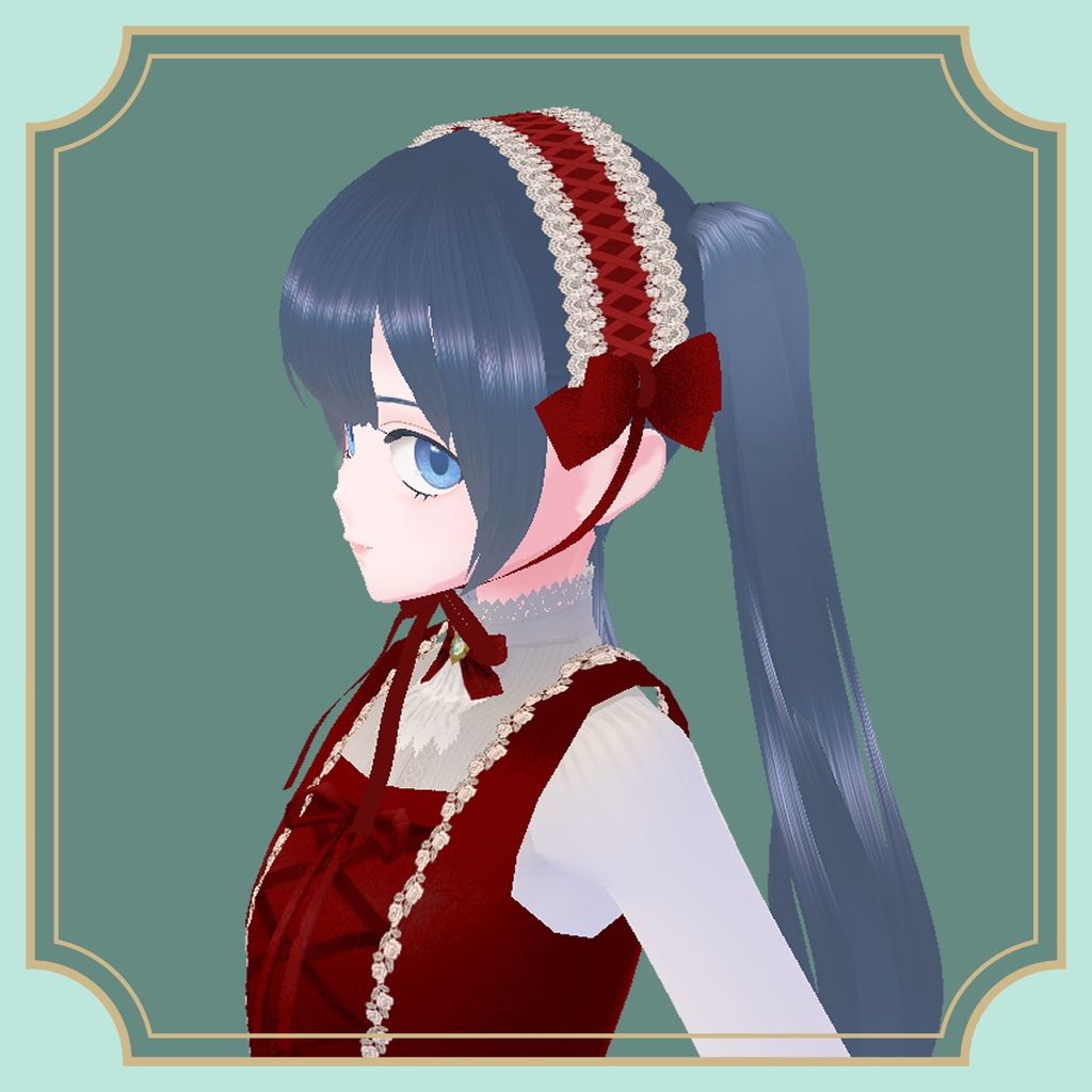 アンティーク・ローズヘッドドレス