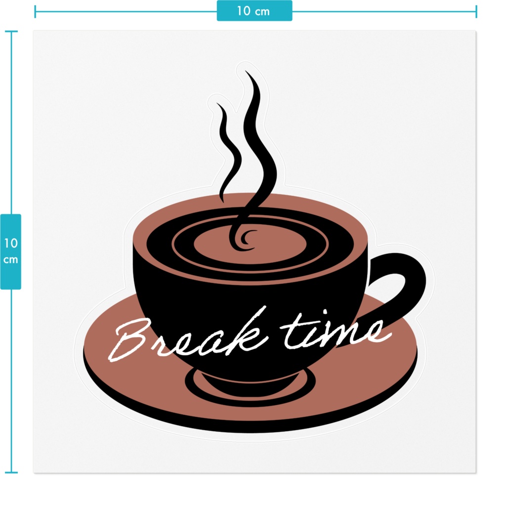 オリジナルステッカー014「コーヒーA」