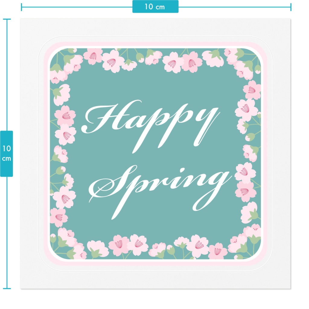 オリジナルステッカー017「さくら」