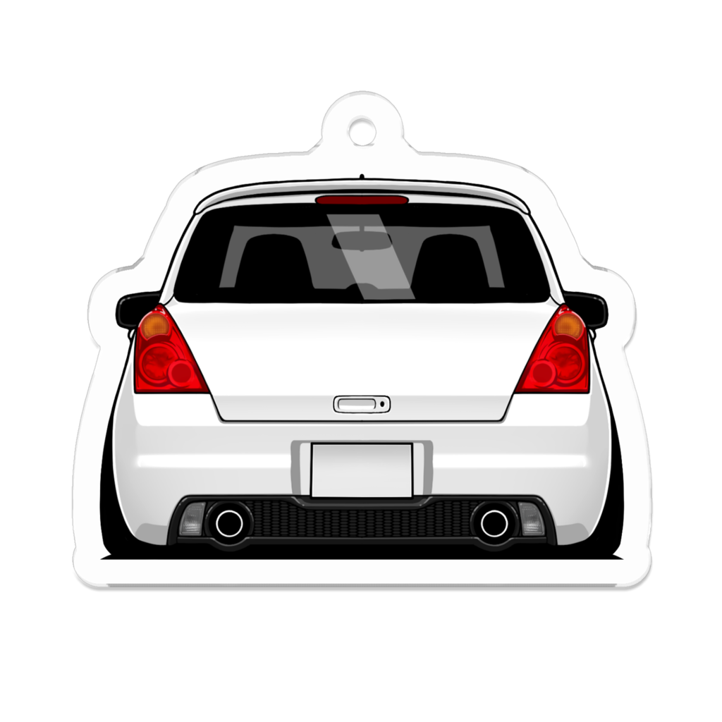 ZC31S スイスポ おしりアクリルキーホル...