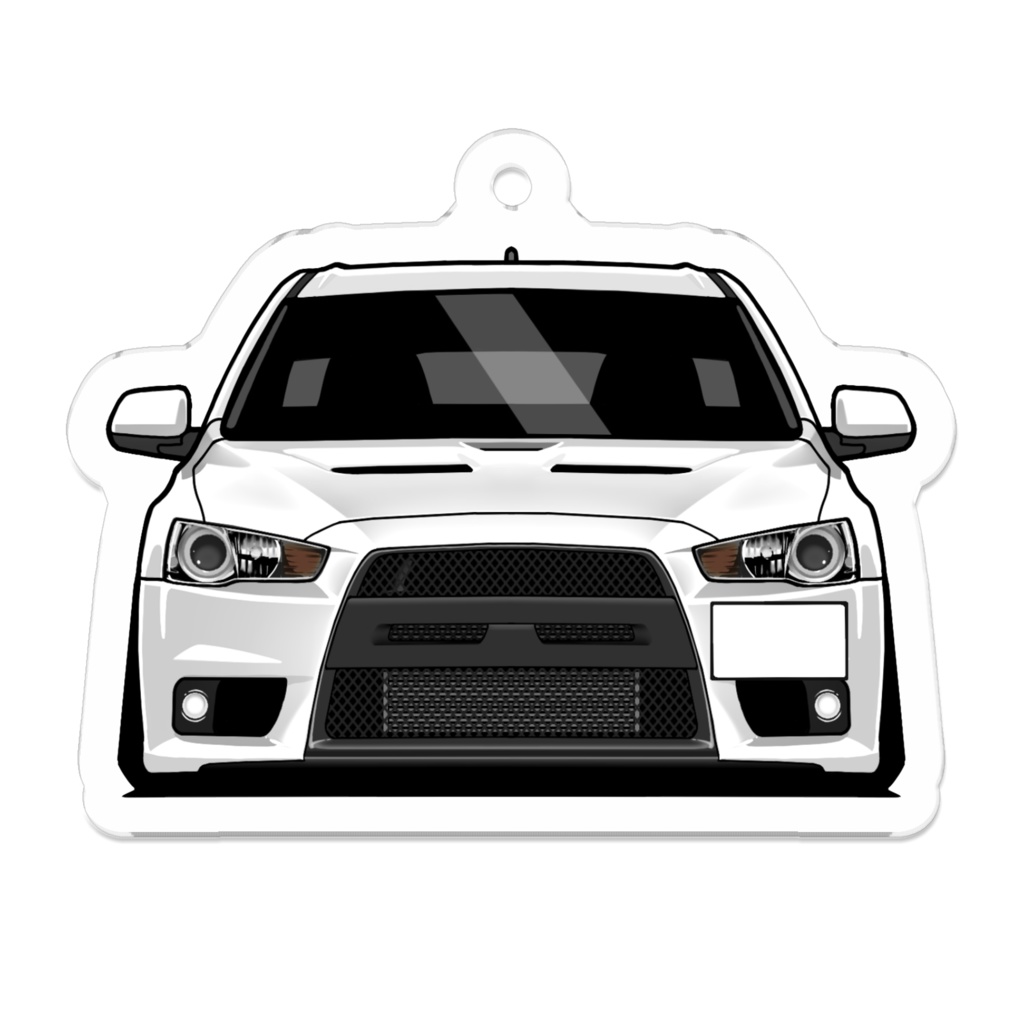 EVO X　おかおアクリルキーホルダー　各色