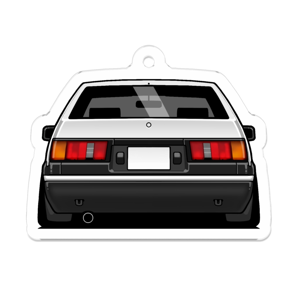 AE86/85 カローラレビン 3ドアおしりキーホルダー各色
