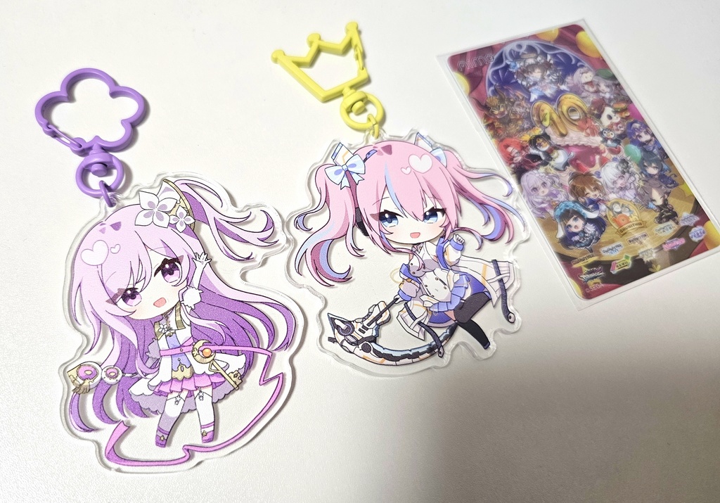 アクリルキーホルダー (ミィム・ミクラー&セレネ・シェリル)