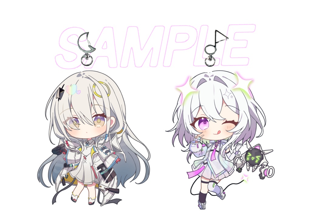 アクリルキーホルダー (ユニ+ナビちゃん&レナ・イシュメイル)