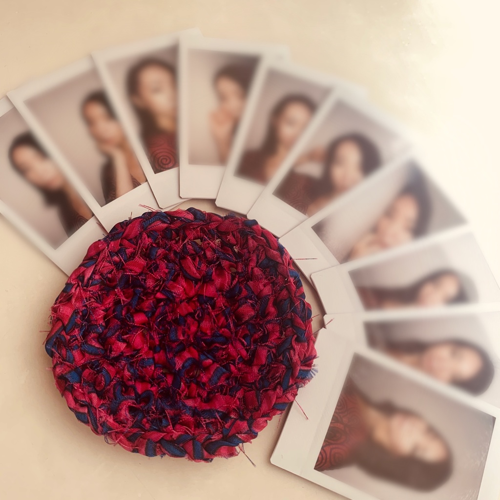 🌟SALE🌟【限定残2】舞台衣裳リメイク手編みサヨコースター🍀限定特典チェキ付