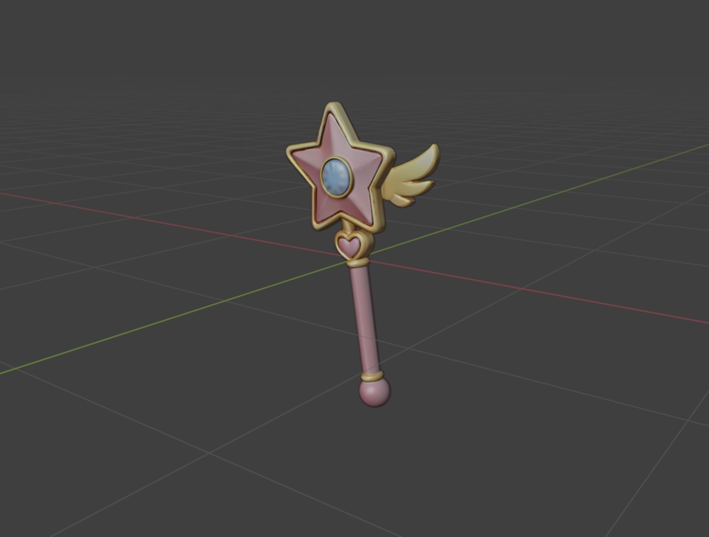 Magic Star Wand – スターワンド 3Dモデル(FBX/OBJ/GLB/PBR)