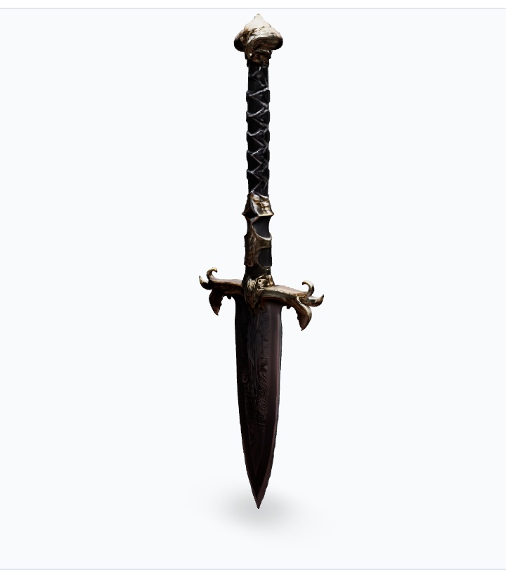 サバイバルナイフ - ナイフ (FBX/OBJ/GLB/PBR)