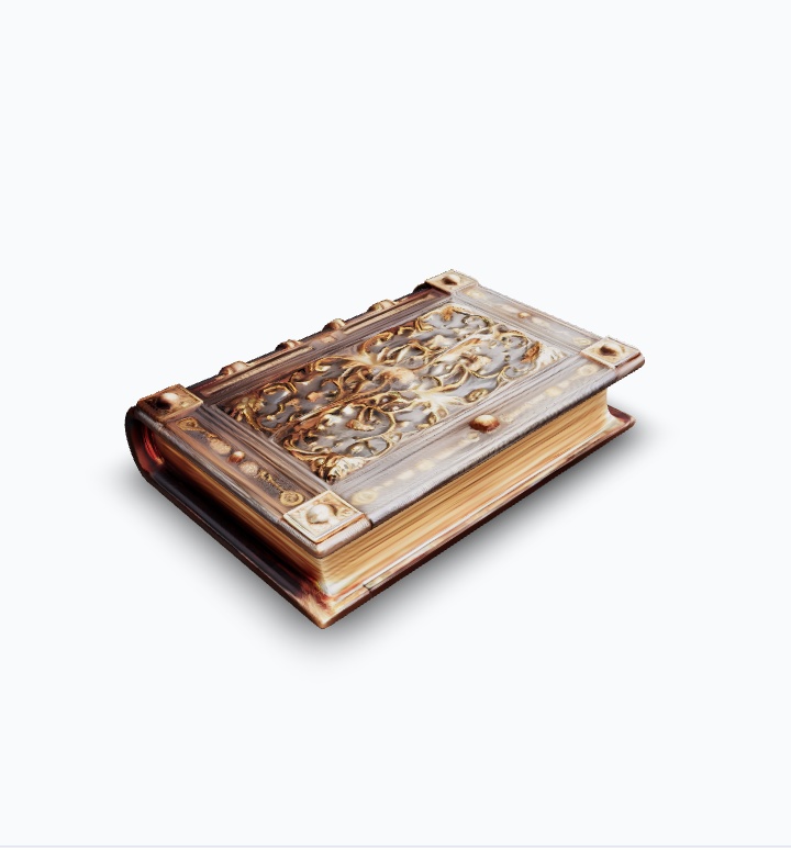 Magic Book - 魔法の本 (FBX/OBJ/GLB/PBR)