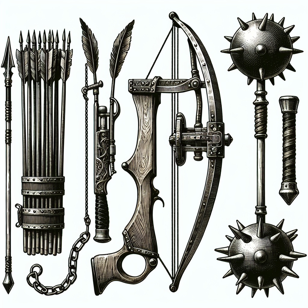 wepons wall - 武器壁シリーズ7種 (FBX/OBJ/GLB/PBR)