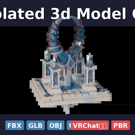 Single Isolated 3d Model Of Demon (FBX, GLB, OBJ, USDZ/PBR)