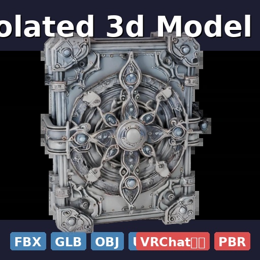 Single Isolated 3d Model Of Magic (FBX, GLB, OBJ, USDZ/PBR)