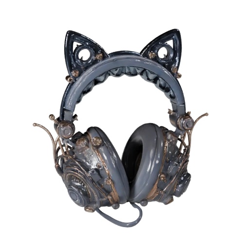 Single Isolated 3d Model Of Cyberpunk (FBX, GLB, OBJ, USDZ/PBR)