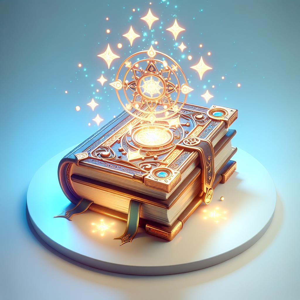 Single Isolated 3d Model Of Magic (FBX, GLB, OBJ, USDZ/PBR)