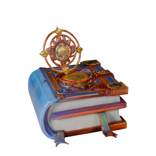 Single Isolated 3d Model Of Magic (FBX, GLB, OBJ, USDZ/PBR)