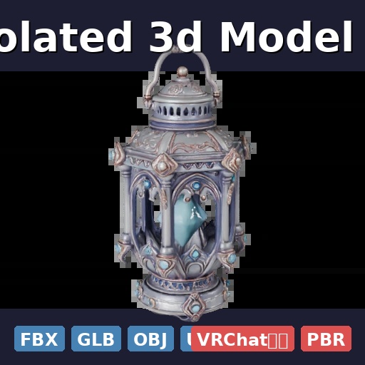 Single Isolated 3d Model Of Magic (FBX, GLB, OBJ, USDZ/PBR)