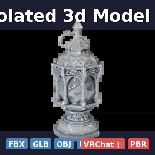 Single Isolated 3d Model Of Magic (FBX, GLB, OBJ, USDZ/PBR)