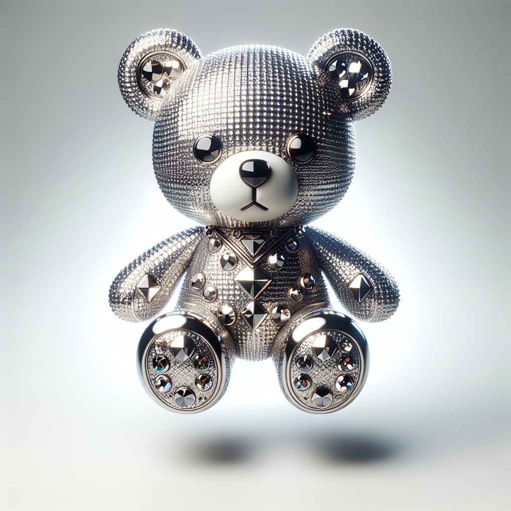 Single Isolated 3d Model Of Plushie (FBX, GLB, OBJ, USDZ/PBR)