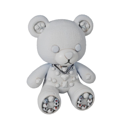 Single Isolated 3d Model Of Plushie (FBX, GLB, OBJ, USDZ/PBR)