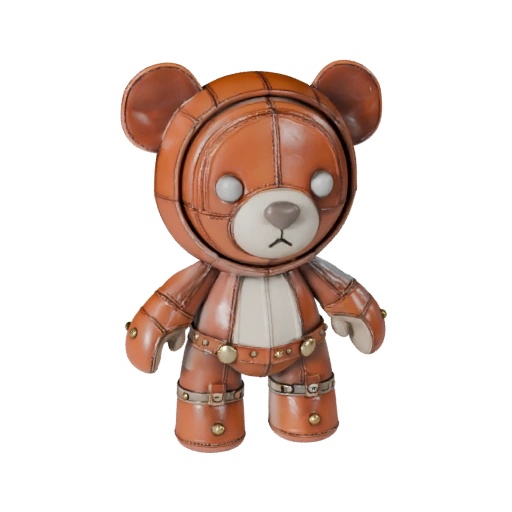 Single Isolated 3d Model Of Plushie (FBX, GLB, OBJ, USDZ/PBR)